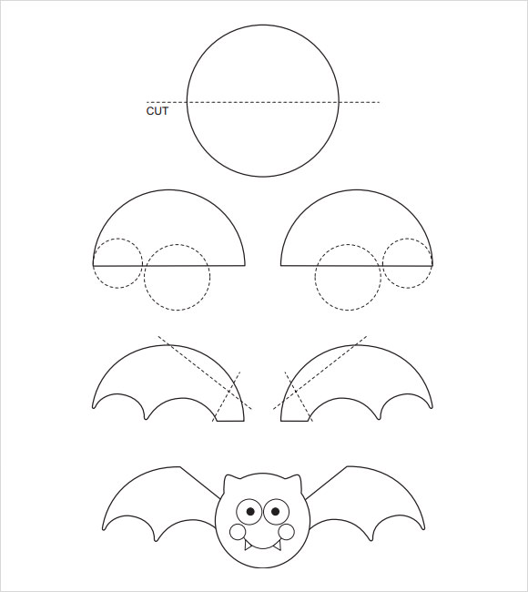 bat template to cut out