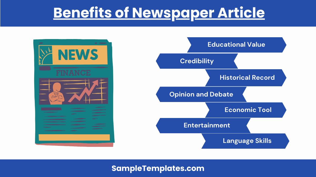 benefits of newspaper article