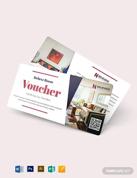 blank hotel voucher template