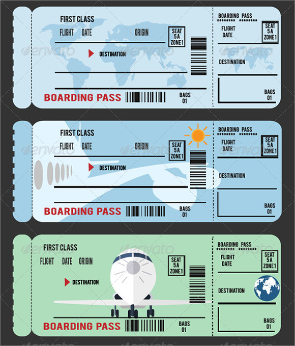 boarding pass template