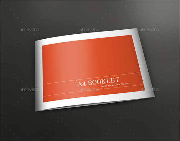 booklet design template