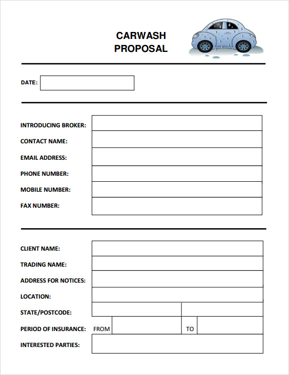 business plan example for car wash