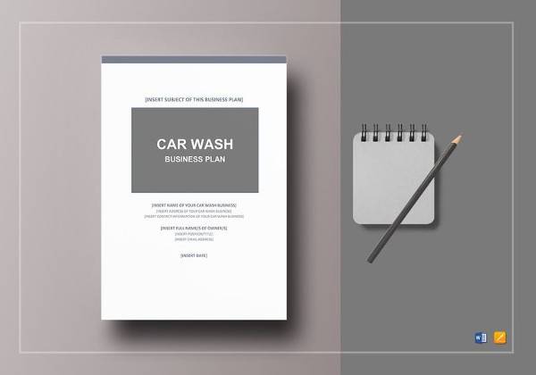 business plan of car wash pdf