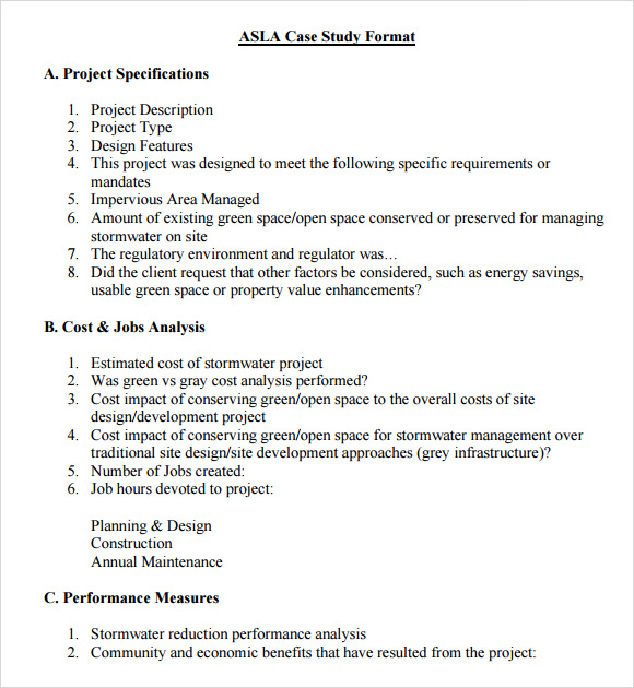 FREE 10 Sample Case Study Templates In PDF PSD MS Word Pages 