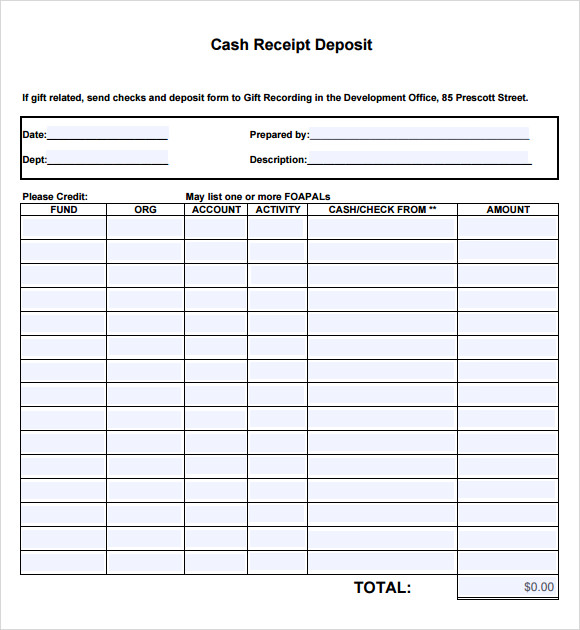 cash received voucher format