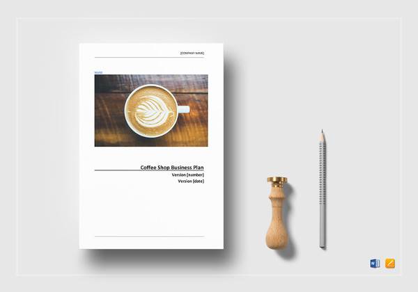 coffee shop business plan template