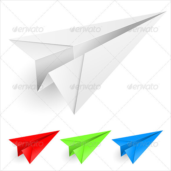 colorful paper airplanes