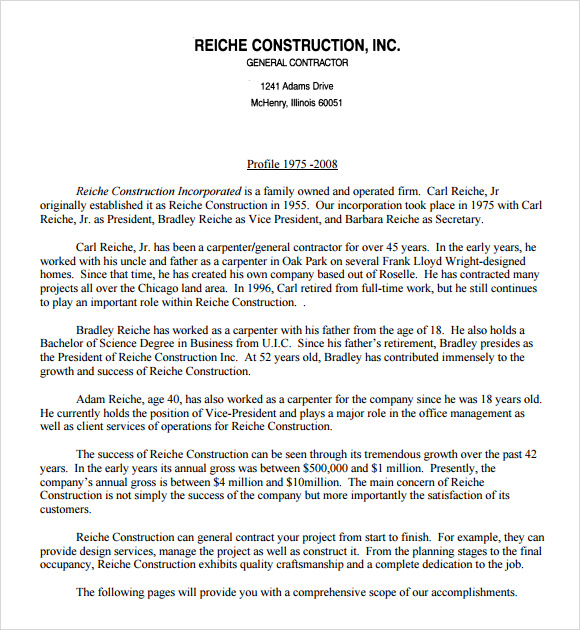 6+ Sample Construction Resumes | Sample Templates