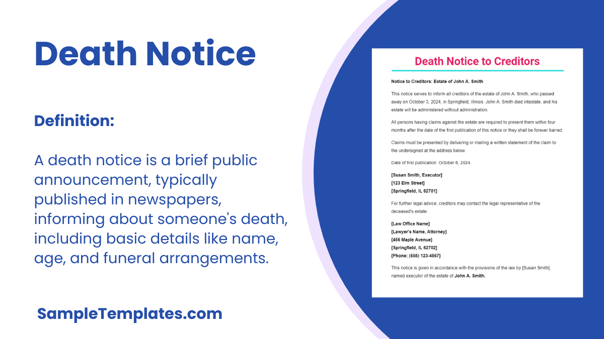 Death Notice