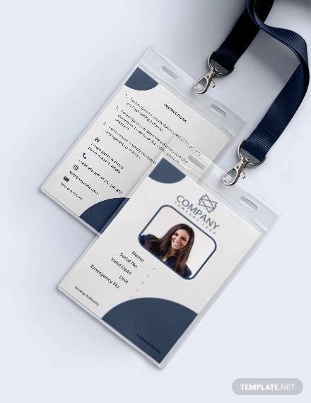 free basic blank id card template