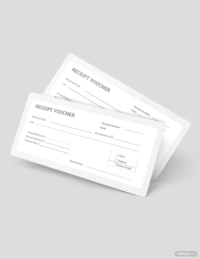 free sample receipt voucher template