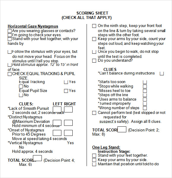 hand and foot score sheet template doc