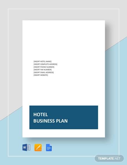 small budget hotel business plan