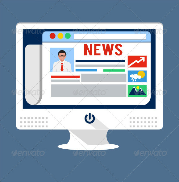 online newspaper template