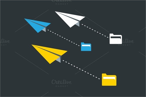 paper airplane template download