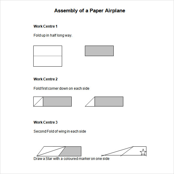 paper airplane template word