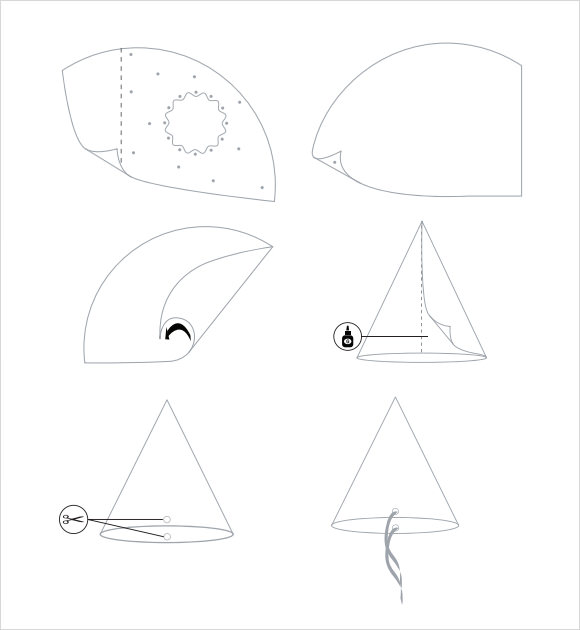 party hat template pdf