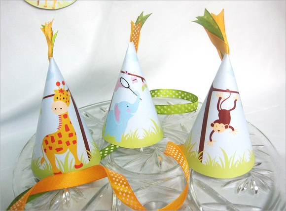 party hat template for baby