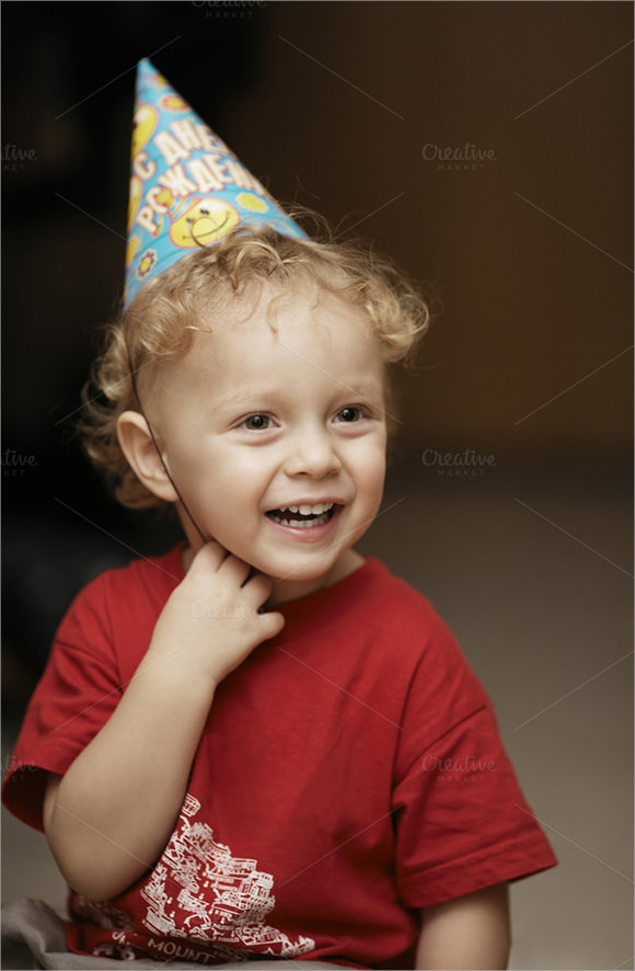 party hat template for kids