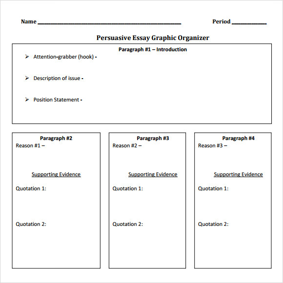 persuasive essay template