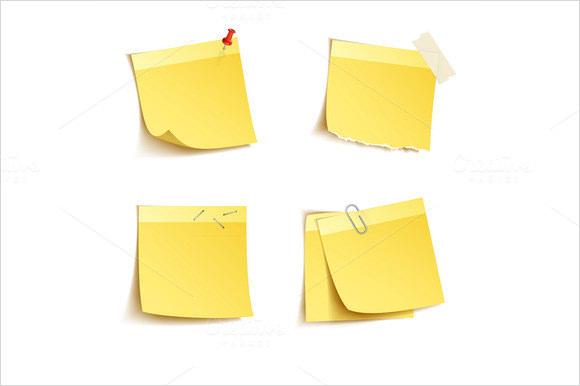 printable sticky note template