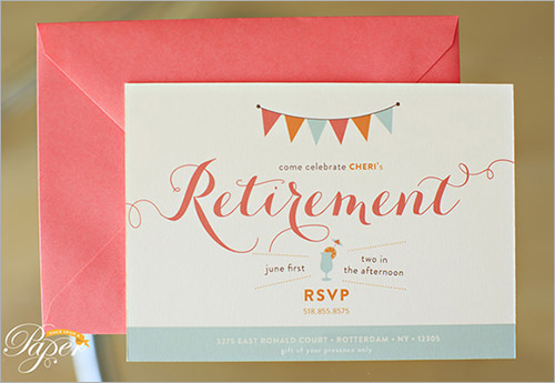 retirement party invitation