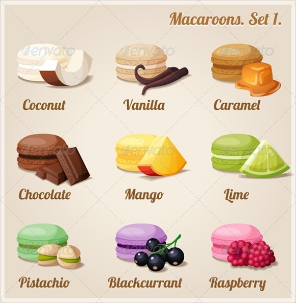 sample macaron template