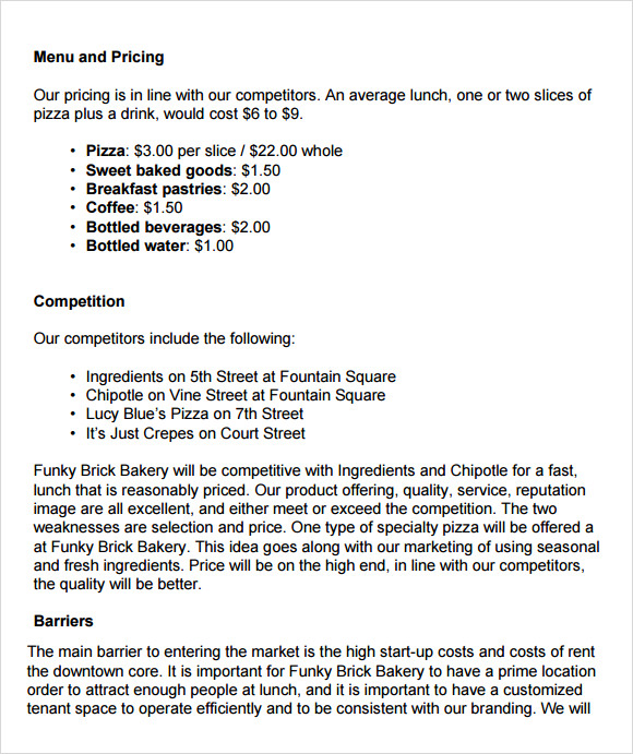 Bakery business plan philippines pdf picture