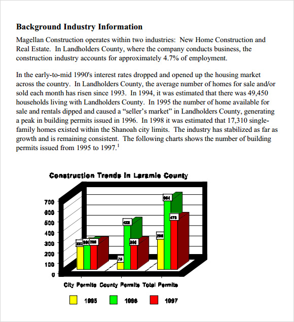 Free Construction Business Plan Template