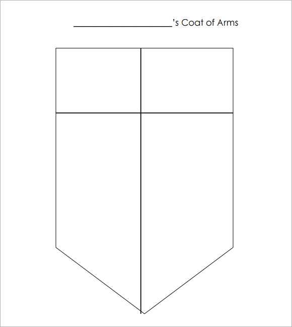 blank coat of arms template