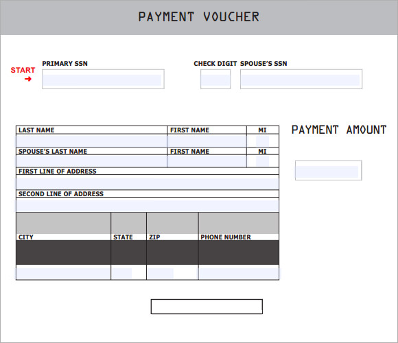 blank payment voucher