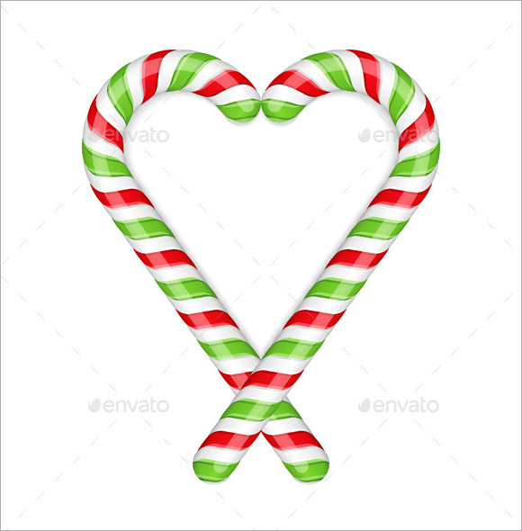 candy cane template kids