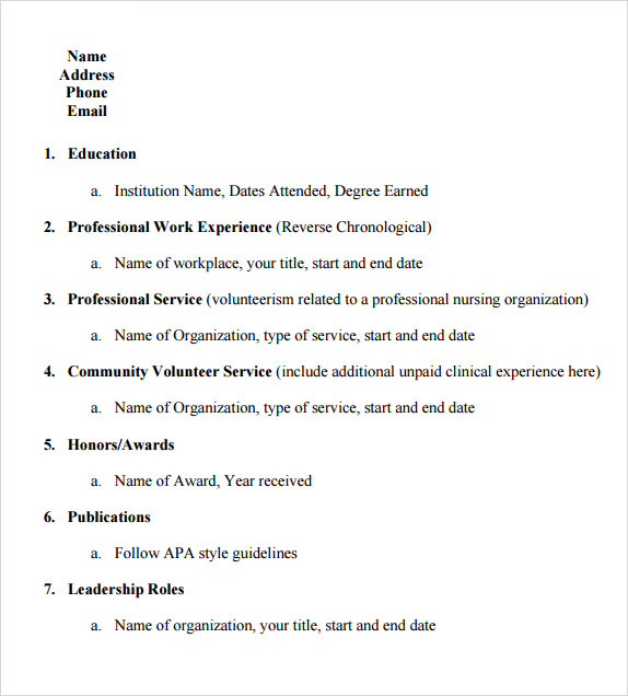 FREE 6 Sample College Resume Templates In PDF PSD MS Word