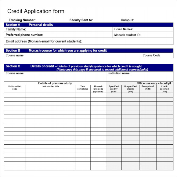 credit note template pdf