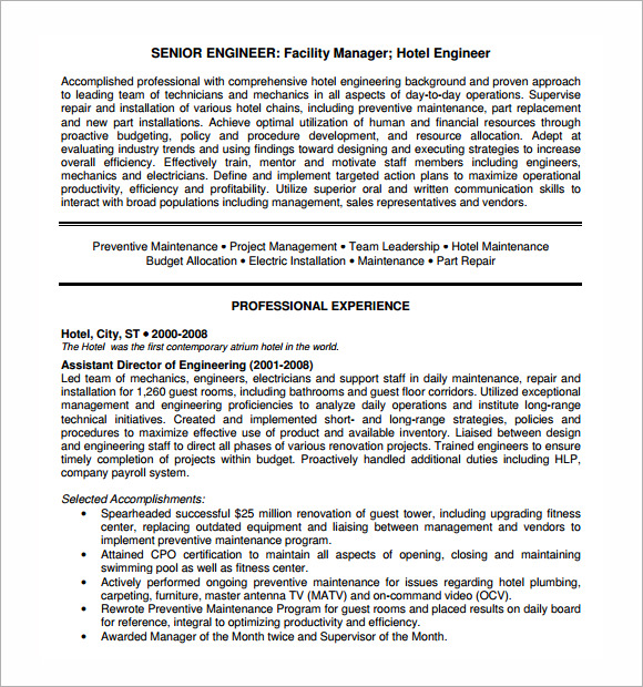 free hvac resume template