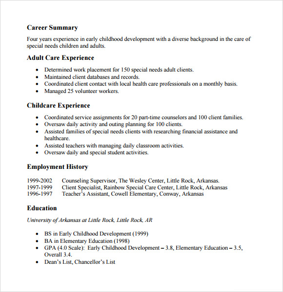 FREE 5 Sample Functional Resume Templates In PDF