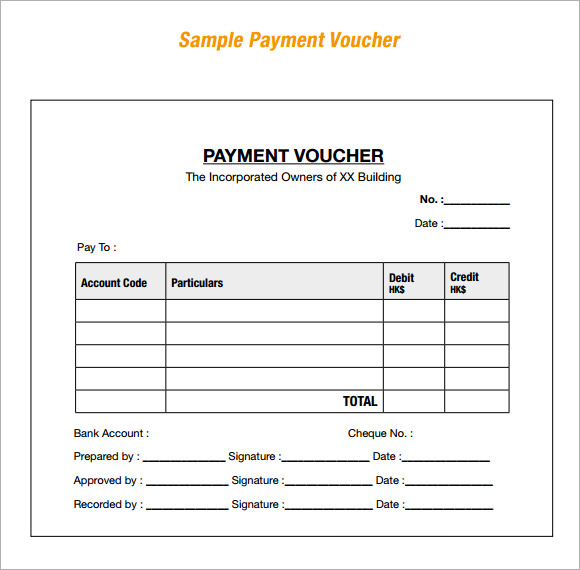 FREE 16+ Sample Payment Vouchers Templates in MS Word Illustrator Pages