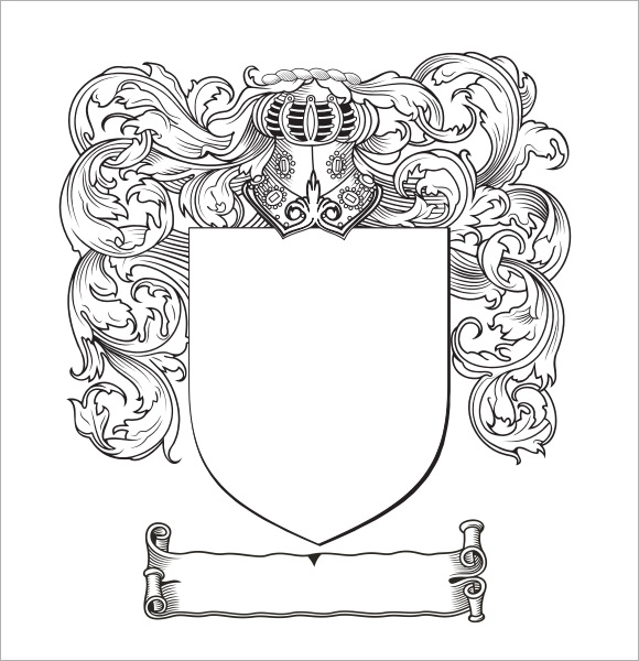 family crest template