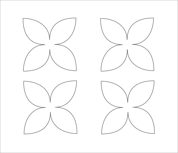 10 Beautiful Sample Flower Petal Templates Sample Templates