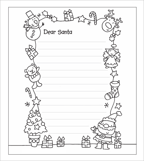 FREE 7 Attractive Sample Santa Letter Templates In PDF MS Word