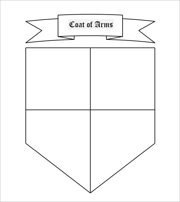 sample coat of arms template