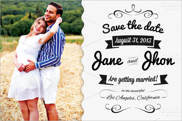 save the date template download