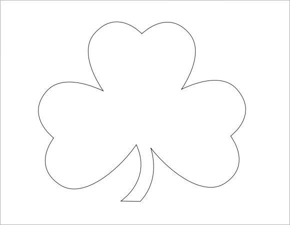 Free Shamrock Template Printable