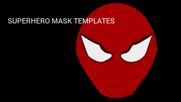 superhero mask template featured image