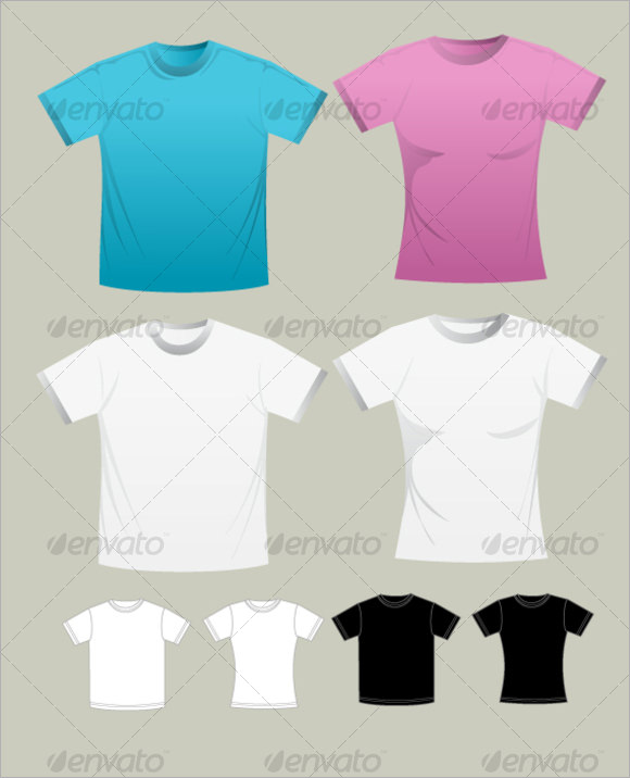 t shirt template vector