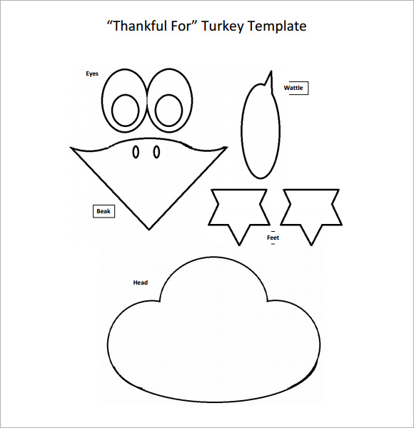 turkey template free