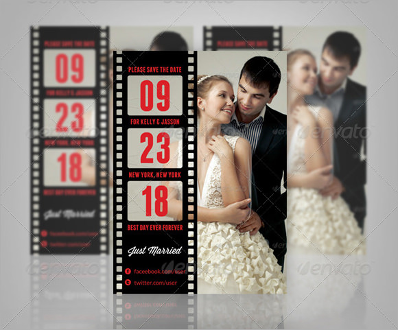 wedding save the date template