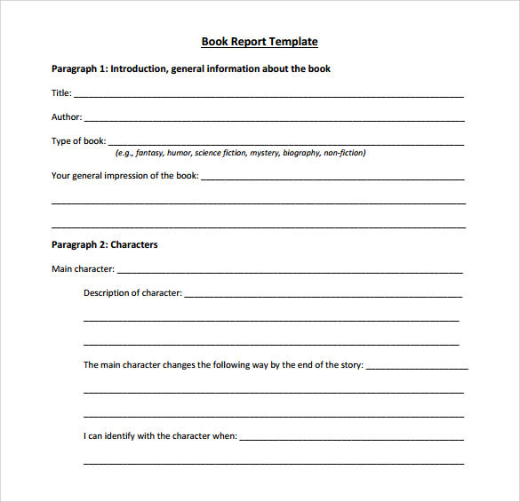 Biography Book Report Template from images.sampletemplates.com