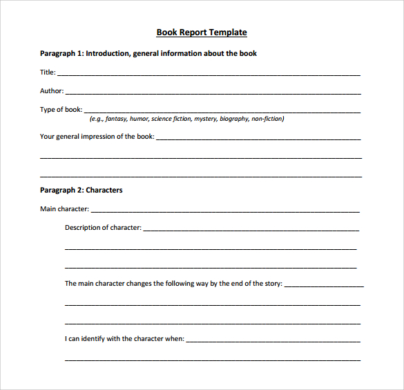 FREE 9 Book Report Templates In Google Docs MS Word Apple Pages PDF
