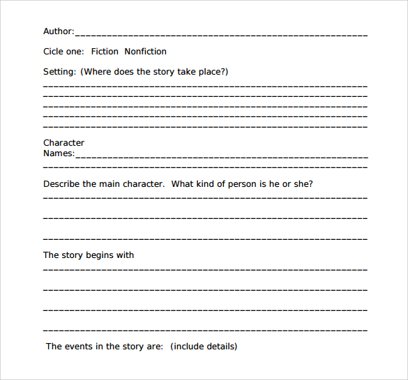 Free book reports samples